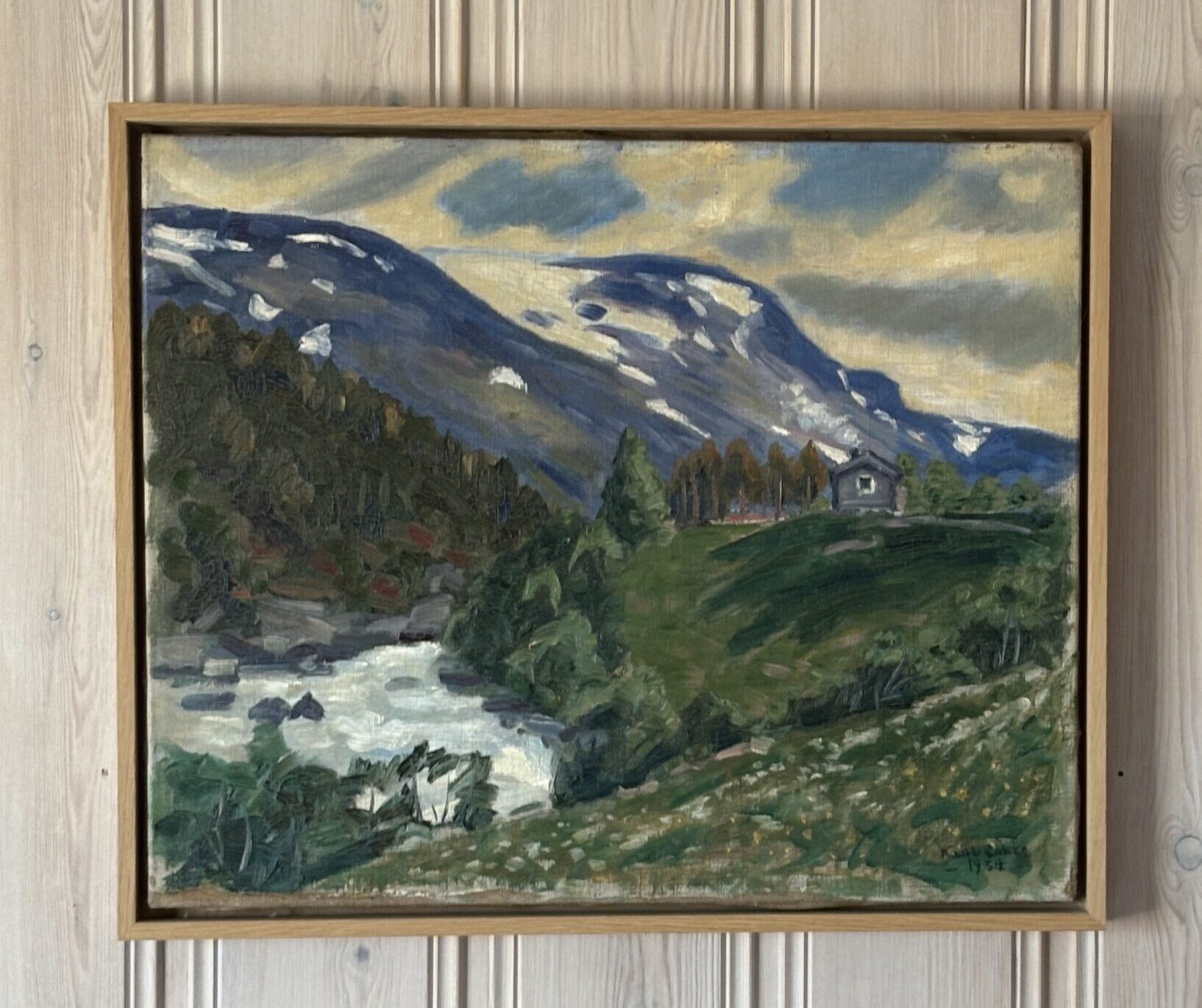 Hytte i dalføre