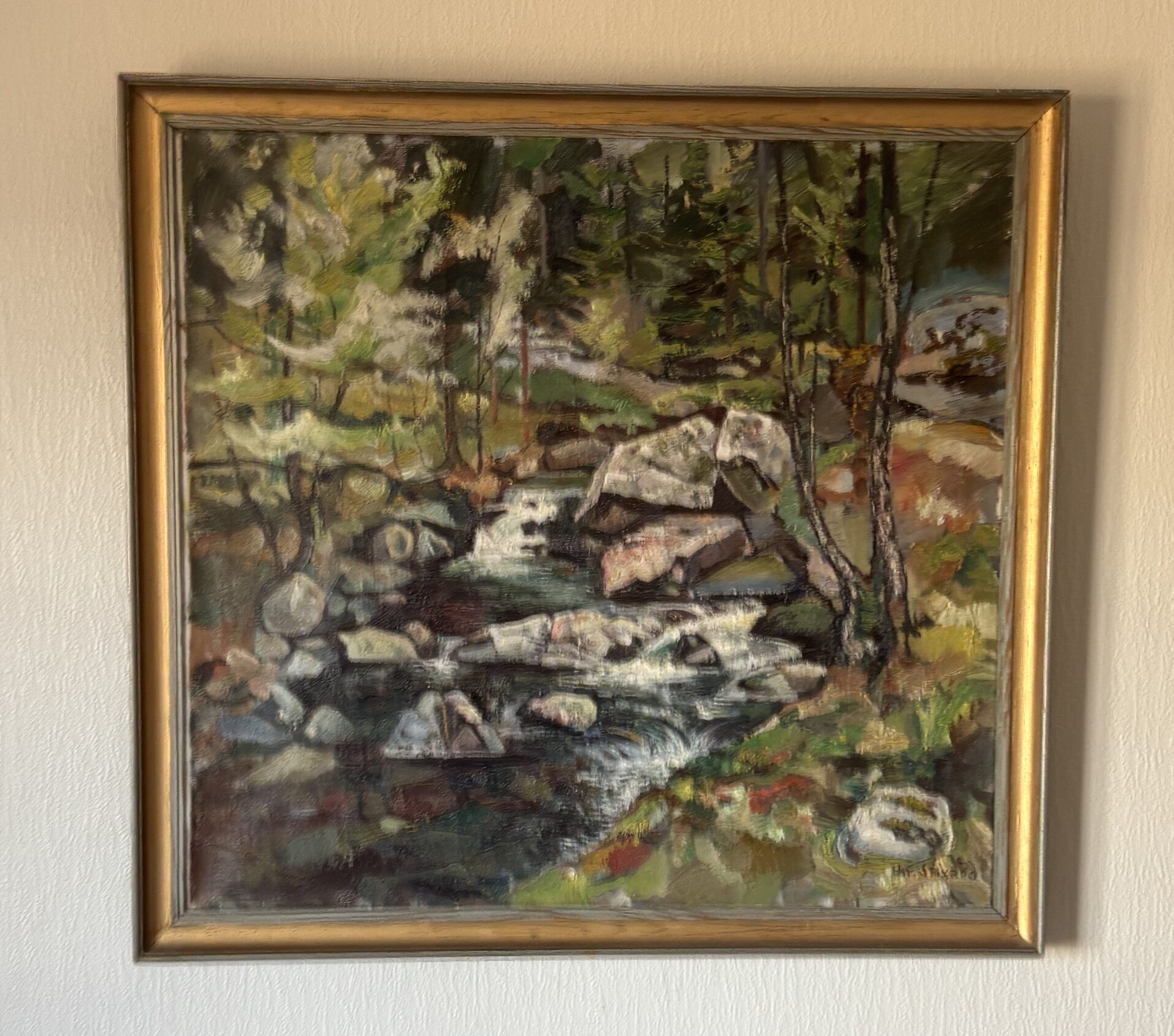 Bekk i skogen